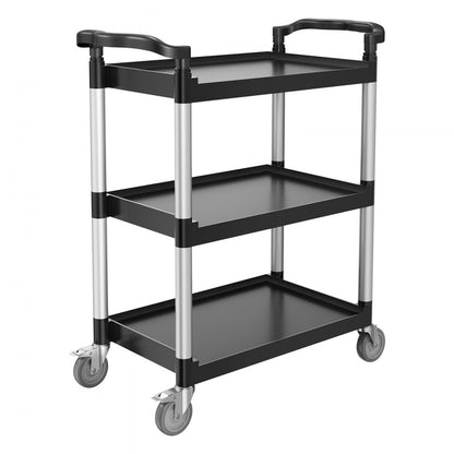 SYTCSS10 - 3-Tier Utility Cart, 300 lbs Capacity, 34.65x16.14x39 Inches