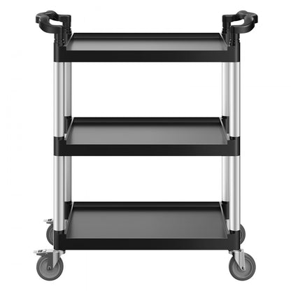 SYTCSS10 - 3-Tier Utility Cart, 300 lbs Capacity, 34.65x16.14x39 Inches