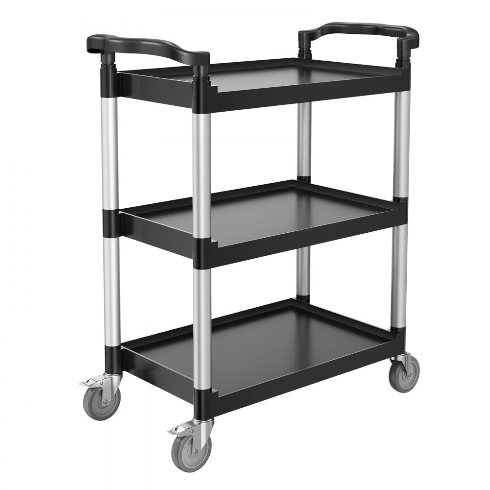 SYTCSS10 - 3-Tier Utility Cart, 300 lbs Capacity, 34.65x16.14x39 Inches