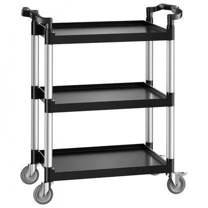 SYTCSS10 - 3-Tier Utility Cart, 300 lbs Capacity, 34.65x16.14x39 Inches