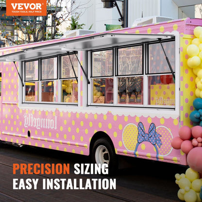 scfwck 60"L x 36"W - Durable Aluminum Alloy Food Truck Service Window