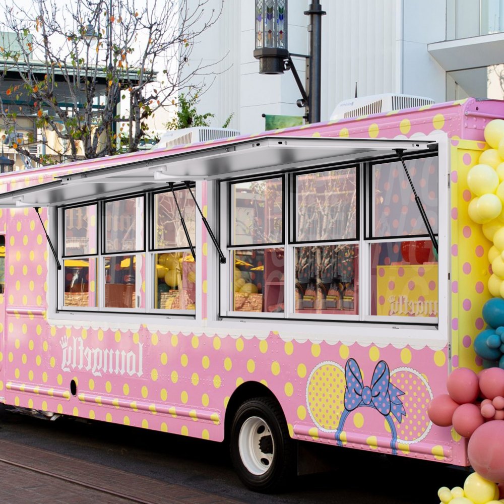 scfwck 60"L x 36"W - Durable Aluminum Alloy Food Truck Service Window