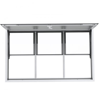 scfwck 60"L x 36"W - Durable Aluminum Alloy Food Truck Service Window