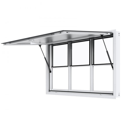 scfwck 60"L x 36"W - Durable Aluminum Alloy Food Truck Service Window