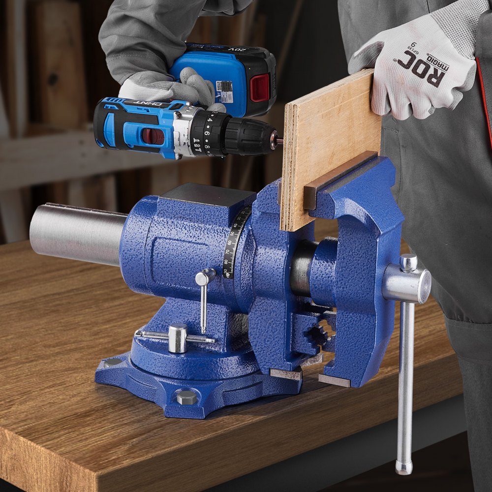 9467 - 6.5" Ductile Cast Iron Bench Vise with 360° Rotation