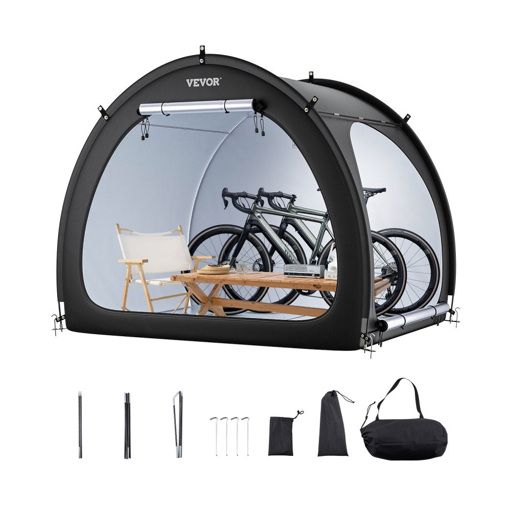 BYSKU8 - Lightweight Bike Storage Tent for 4-5 Bikes with Waterproof Design