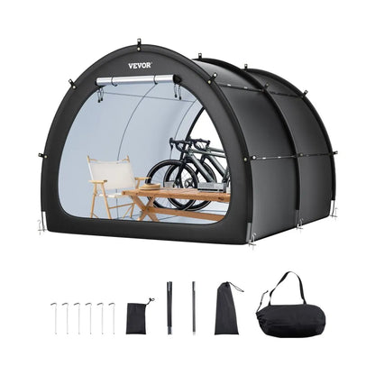 BYSKU7 - Durable Bike Storage Tent for 5+ Bikes, Waterproof & Lightweight