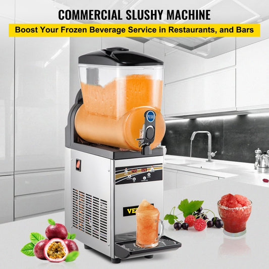 X-150 - 15L Stainless Steel Slushy Machine for Bars & Cafes