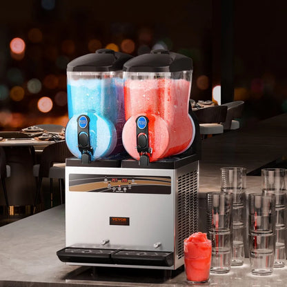 X-300 - Commercial 15L Dual Tank Slushy Machine for High-Traffic Use