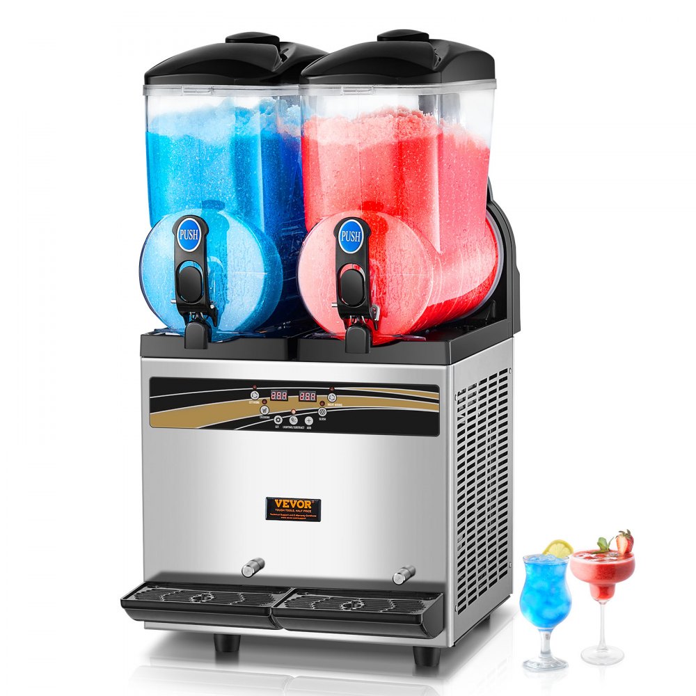 X-300 - Commercial 15L Dual Tank Slushy Machine for High-Traffic Use