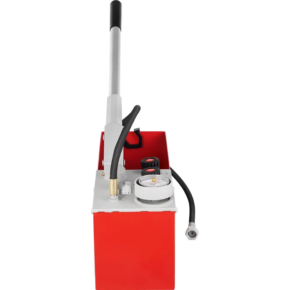 SYB-25B - Durable 3.2-Gallon Hydrostatic Pressure Test Pump with Dual Gauges