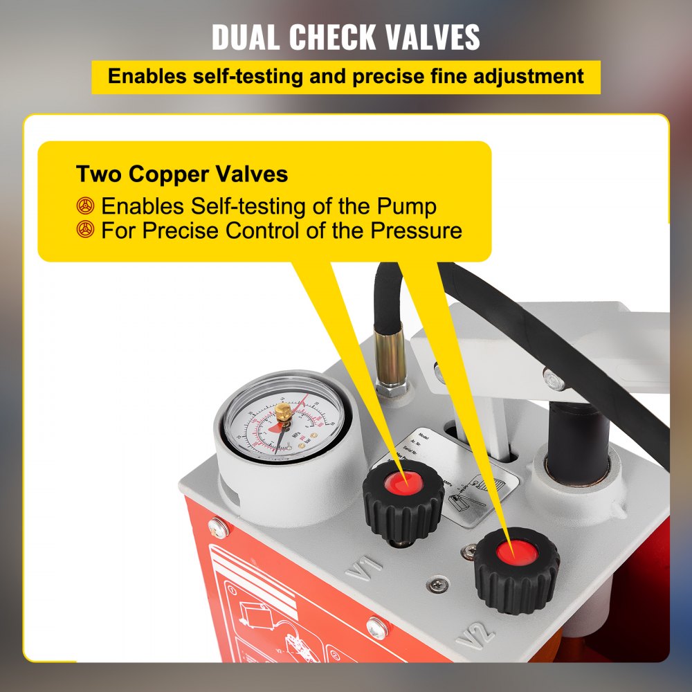 SYB-60B - 60 Bar Hydrostatic Pressure Test Pump with Ergonomic Handle