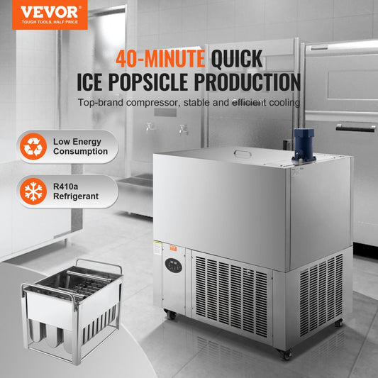 BBJ-4A - Efficient Commercial Popsicle Maker, 120 Popsicles in 40 Minutes