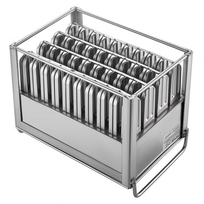 BBM-40YSC - 40PCS Double Slot Steel Popsicle Molds with Sticks & Bags