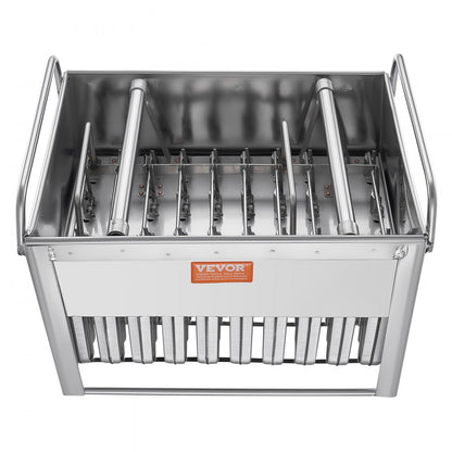 BBM-40YSC - 40PCS Double Slot Steel Popsicle Molds with Sticks & Bags