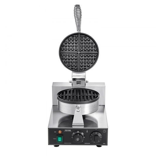 XC-HF-1 - Professional Stainless Steel Waffle Baker with Timer & Temperature Control