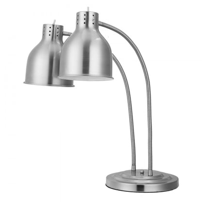 E909 - Stainless Steel 360° Rotating Food Heat Lamp for Restaurants