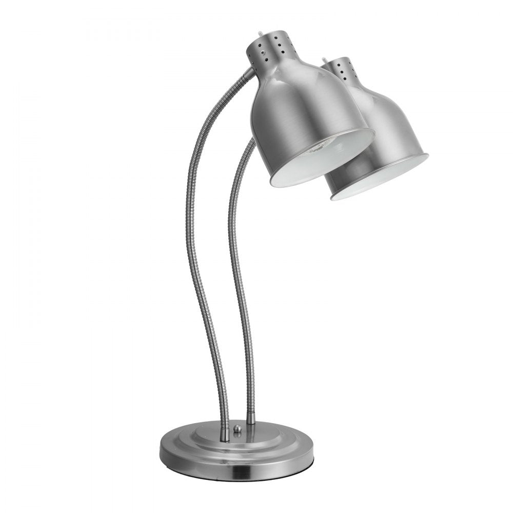 E909 - Stainless Steel 360° Rotating Food Heat Lamp for Restaurants