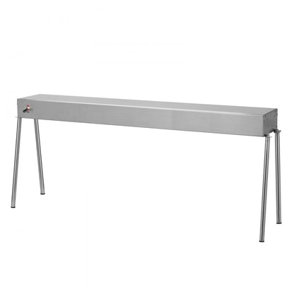 E861 - 750W Stainless Steel Food Heat Lamp for Restaurants & Buffets