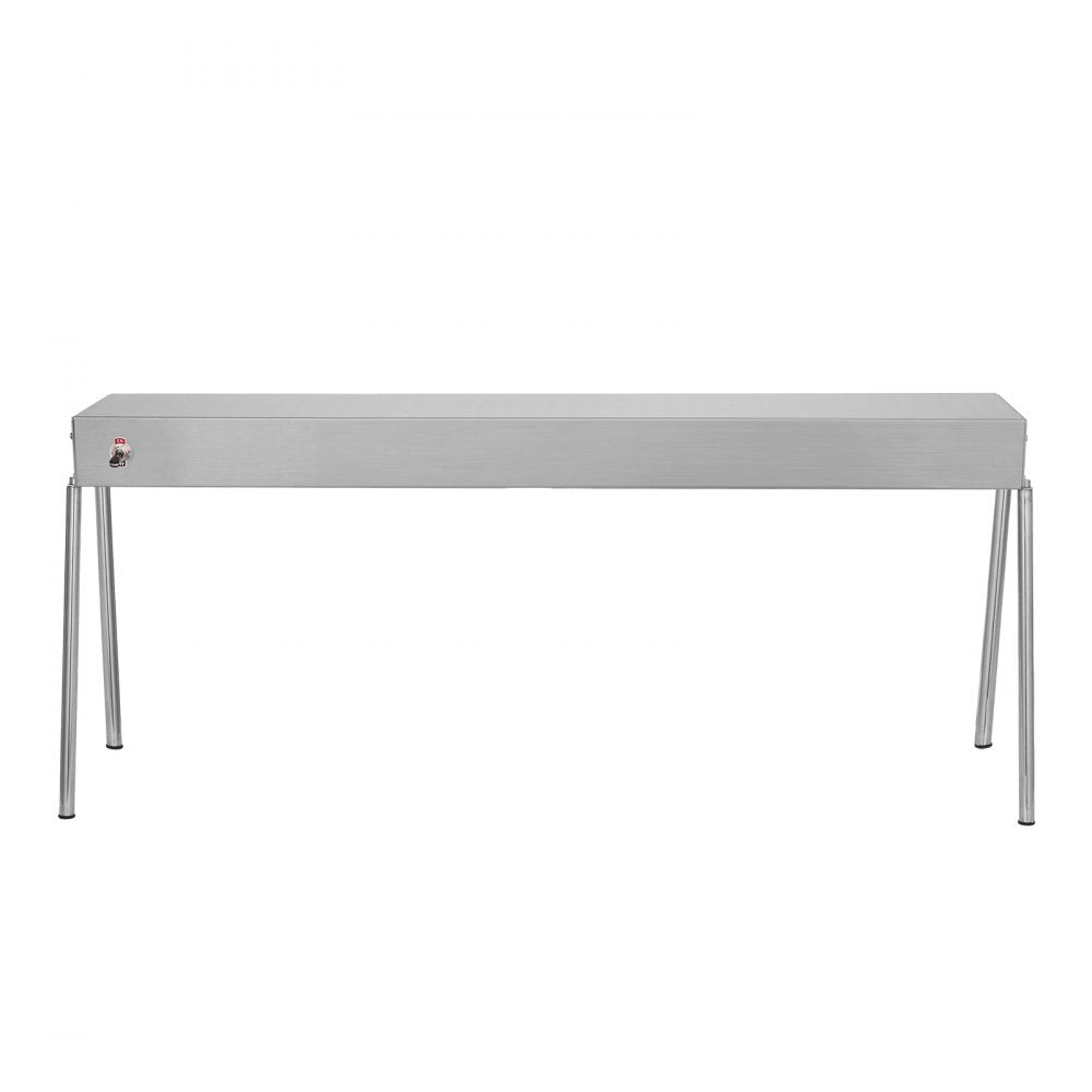 E861 - 750W Stainless Steel Food Heat Lamp for Restaurants & Cafes