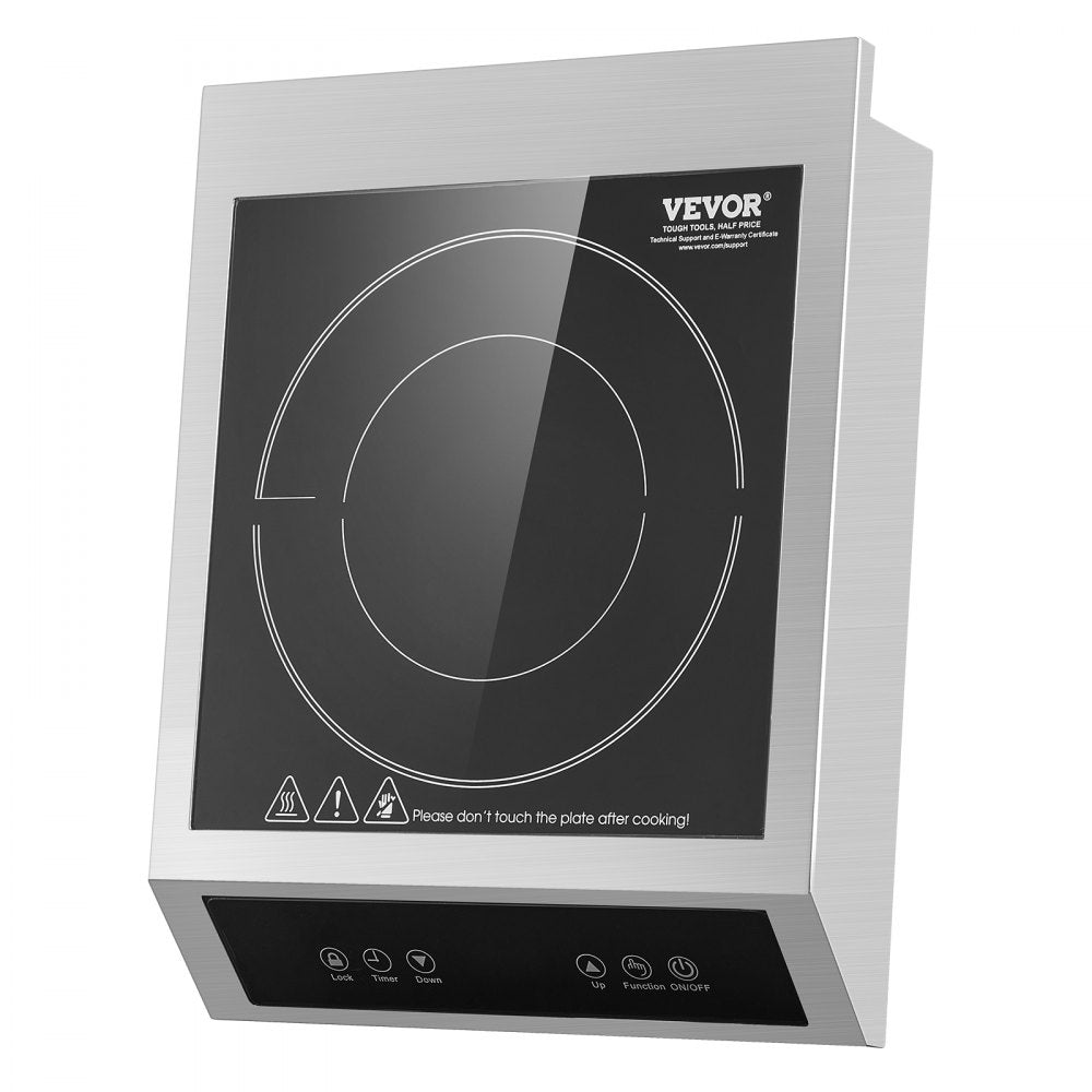 K1004 - 1800W Portable Induction Cooktop with Timer & Touch Controls