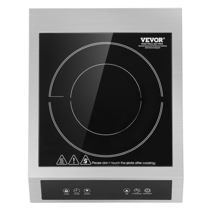 K1004 - 1800W Portable Induction Cooktop with Timer & Touch Controls