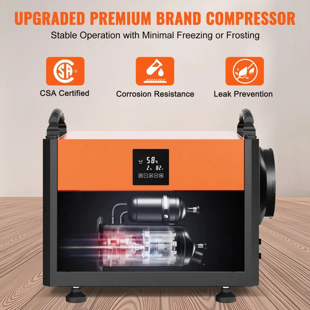 OL80-BD065D - 156 Pints Efficient Commercial Dehumidifier for Moisture Control