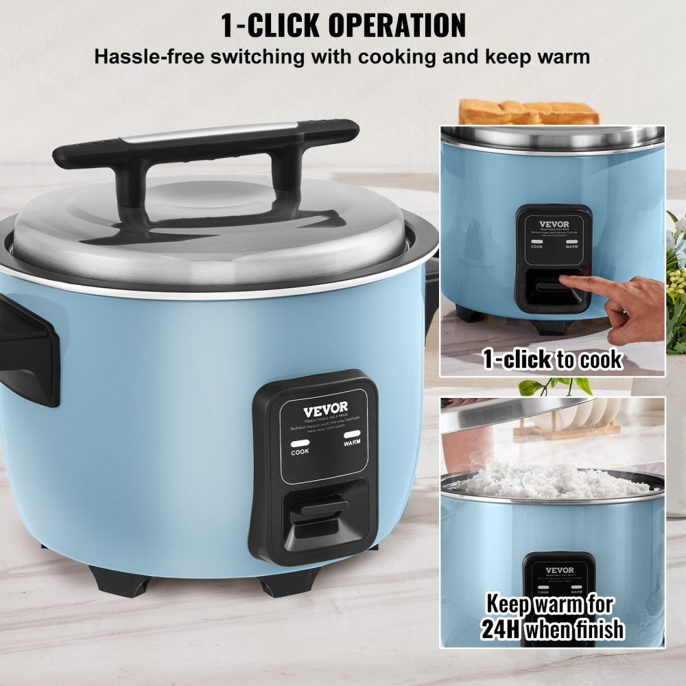 WA10-1 - 10L Non-Stick Rice Cooker for 50 Cups, Easy One-Touch Operation