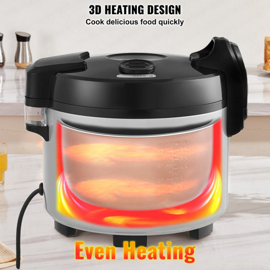 X901 - 15L Non-Stick Rice Cooker for 70 Cups, Perfect for Large Events