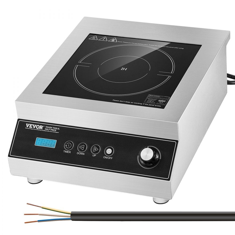 K1004-2 - 5000W Portable Induction Cooktop with Touch Controls