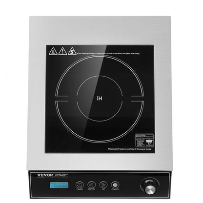 K1004-2 - 5000W Portable Induction Cooktop with Touch Controls