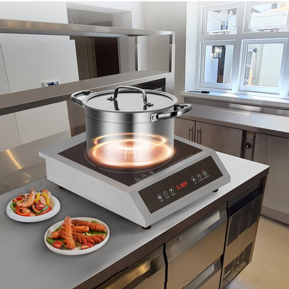 K1004 - 3500W Portable Induction Cooktop with Touch Controls and LED Display