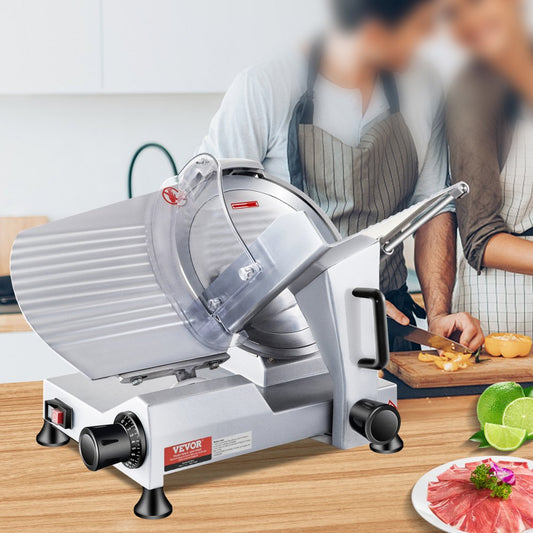 JK-250A - 10-Inch Electric Meat Slicer with Adjustable Thickness Control