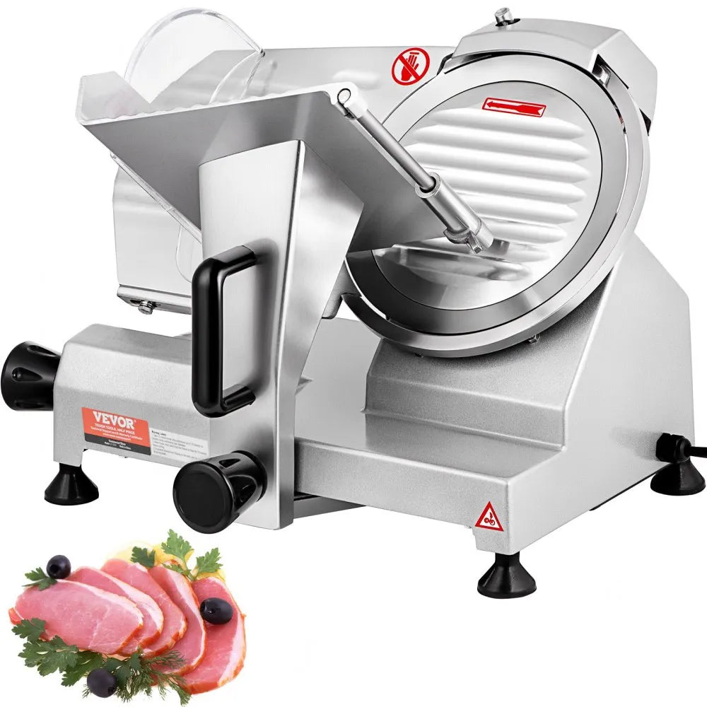 JK-220A - 200W Electric Meat Slicer with Adjustable Thickness up to 0.47"