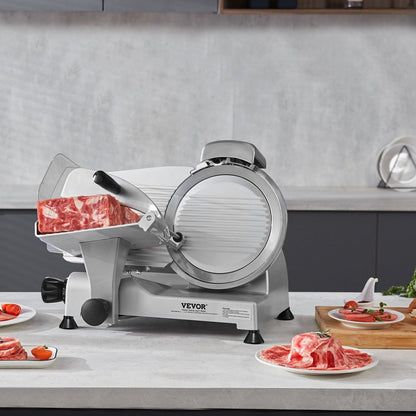 1A-CS110 - 10" Stainless Steel Electric Meat Slicer with Adjustable Thickness