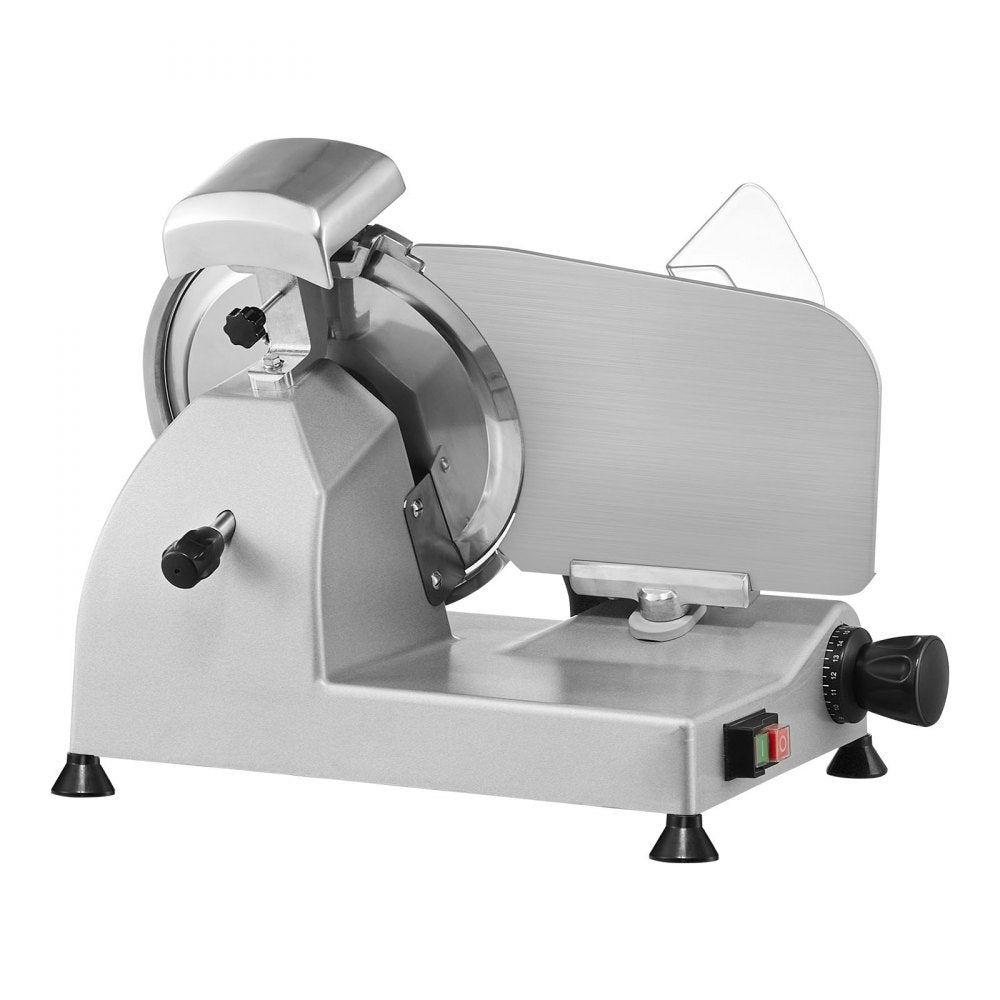 1A-CS110 - 10" Stainless Steel Electric Meat Slicer with Adjustable Thickness
