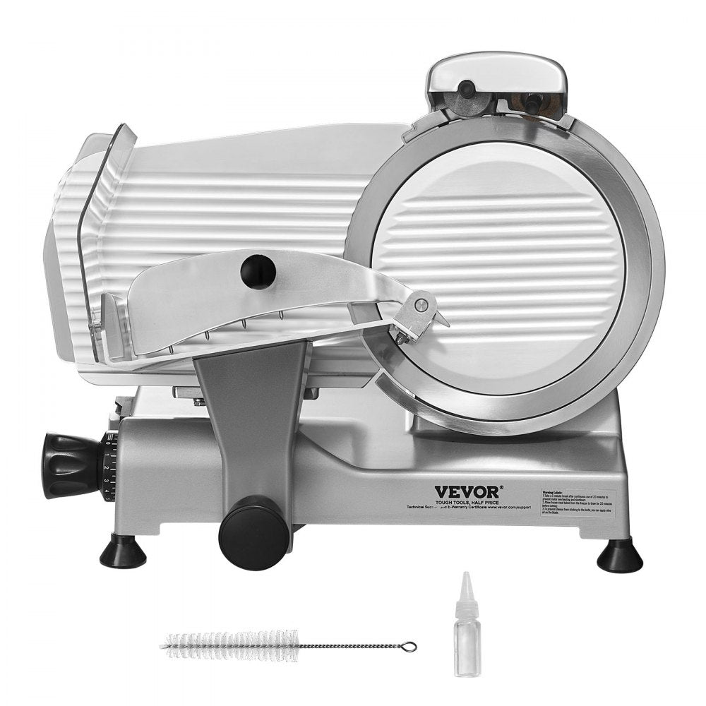 1A-CS110 - 10" Stainless Steel Electric Meat Slicer with Adjustable Thickness