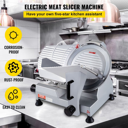 JK-300A - 12-Inch Carbon Steel Electric Meat Slicer with 320W Motor