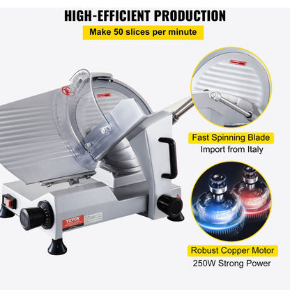 JK-300A - 12-Inch Carbon Steel Electric Meat Slicer with 320W Motor