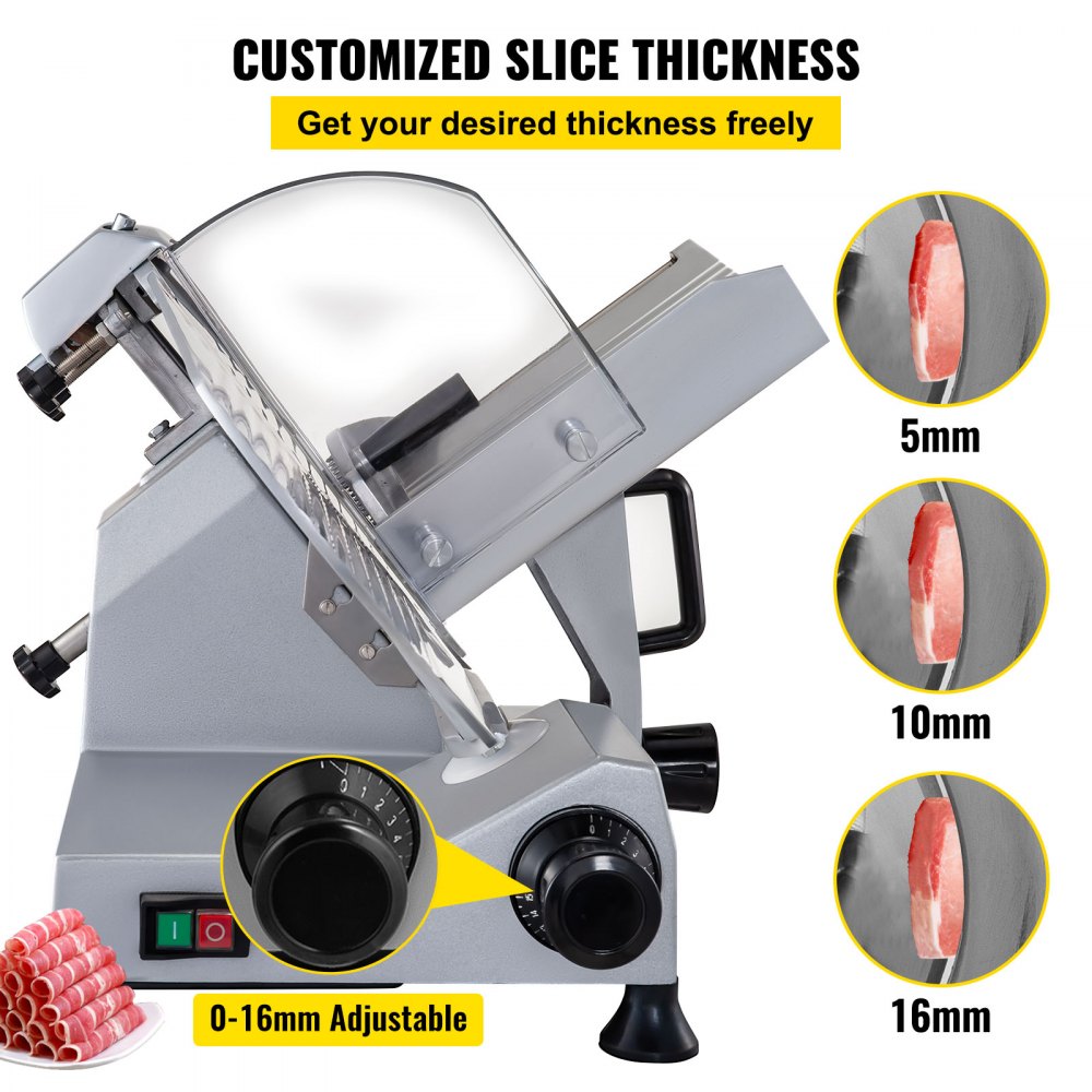 JK-300A - 12-Inch Carbon Steel Electric Meat Slicer with 320W Motor
