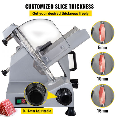 JK-300A - 12-Inch Carbon Steel Electric Meat Slicer with 320W Motor