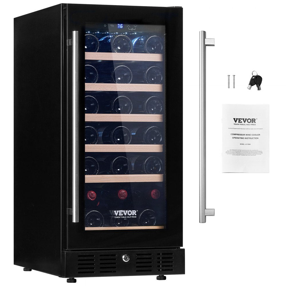 JC-79WD - Compact 30-Bottle Wine Cooler, Built-in or Freestanding Design