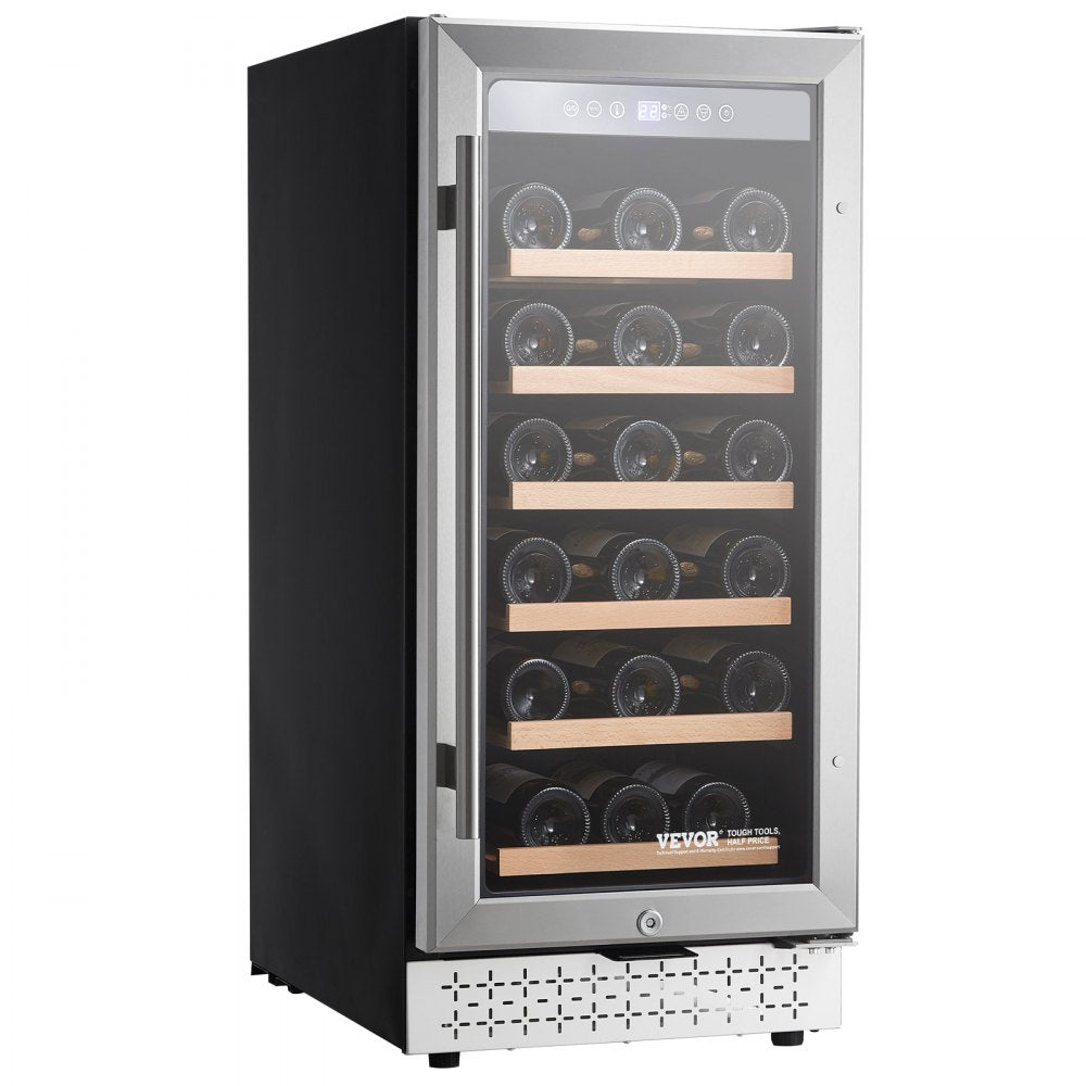 YC-100A - 28-Bottle Built-In Wine Cooler with Digital Temp Control