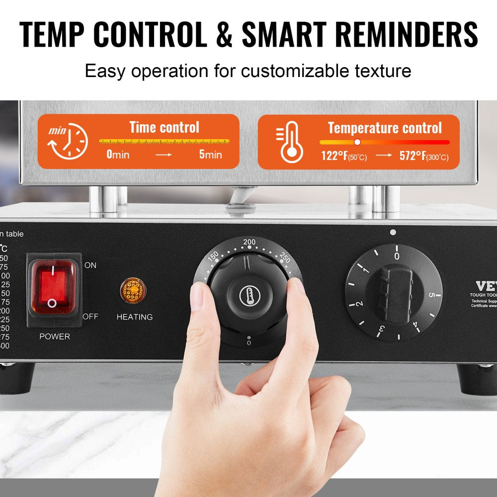 PC-9 - Professional Dorayaki Maker with Accurate Timer & Stainless Steel Build