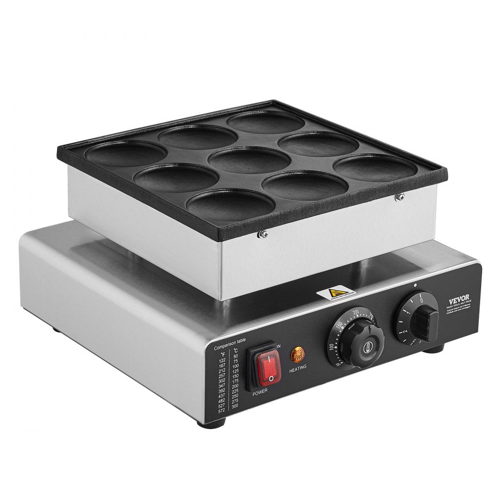 PC-9 - Professional Dorayaki Maker with Accurate Timer & Stainless Steel Build