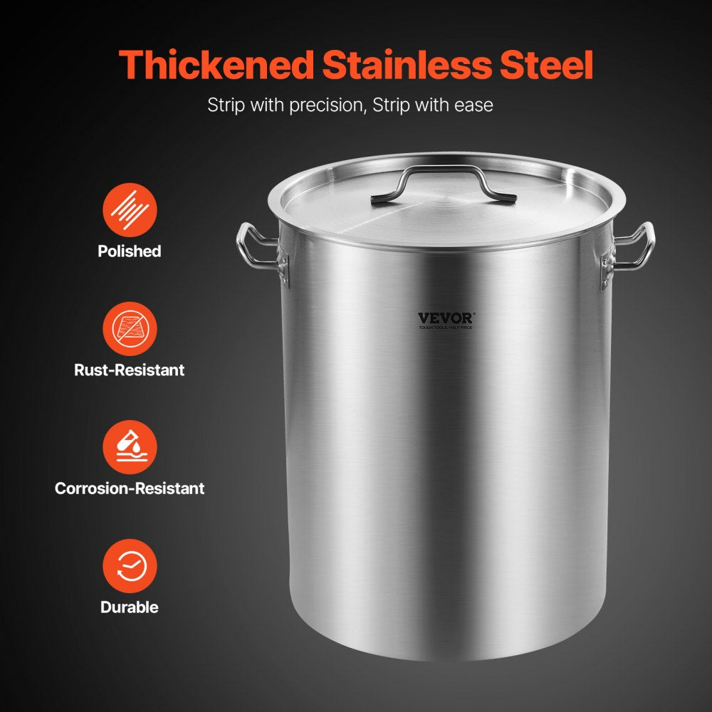 SP36QT324206S - 36QT Stainless Steel Stockpot with Strainer Basket & Handle