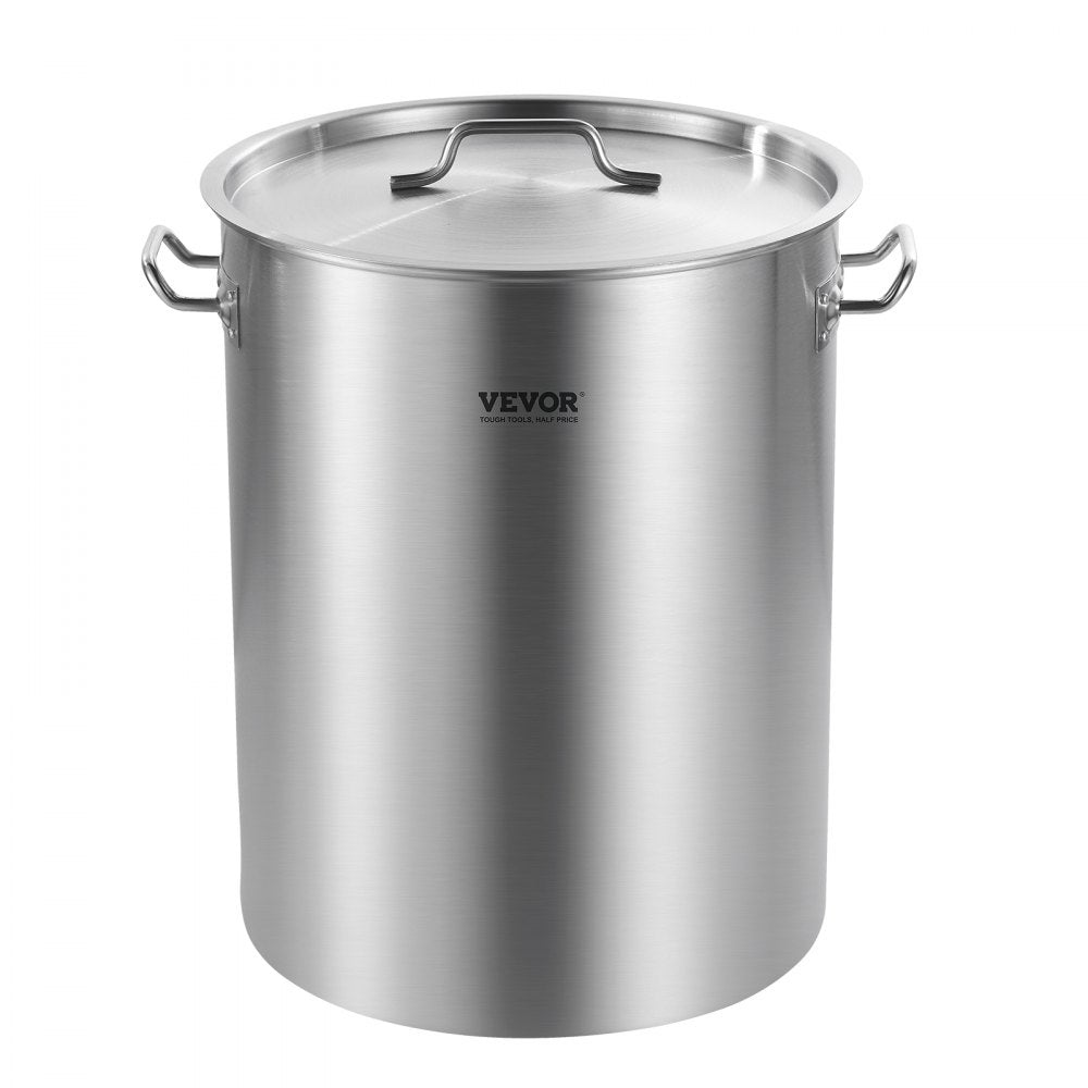 SP36QT324206S - 36QT Stainless Steel Stockpot with Strainer Basket & Handle