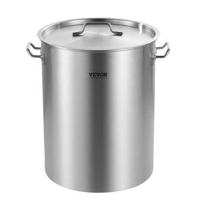 SP36QT324206S - 36QT Stainless Steel Stockpot with Strainer Basket & Handle