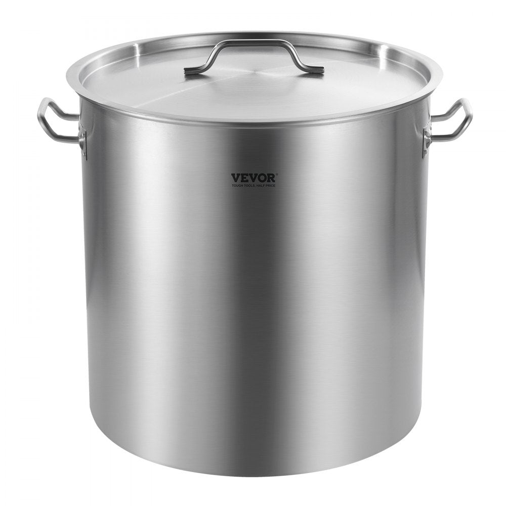 SP84QT454906S - 84QT Heavy-Duty Stainless Steel Stockpot with Strainer Basket