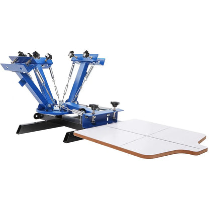 010833260552 - 4 Color Screen Printing Machine for DIY T-Shirt Projects